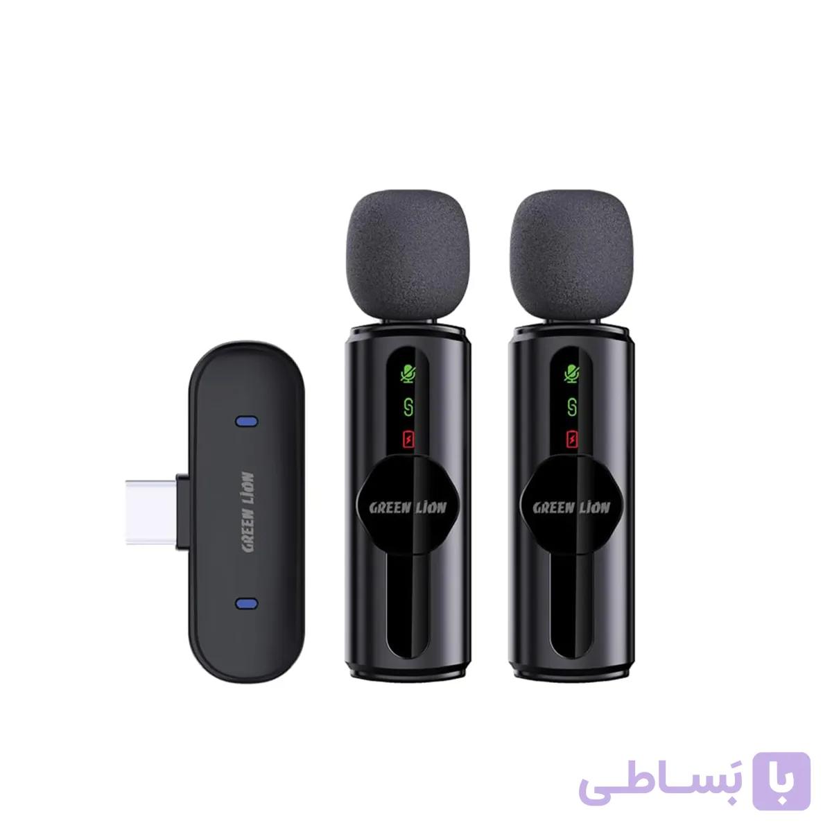 میکروفن بی سیم یقه ای گرین لاین Green Lion GM-76X — تصویر 1