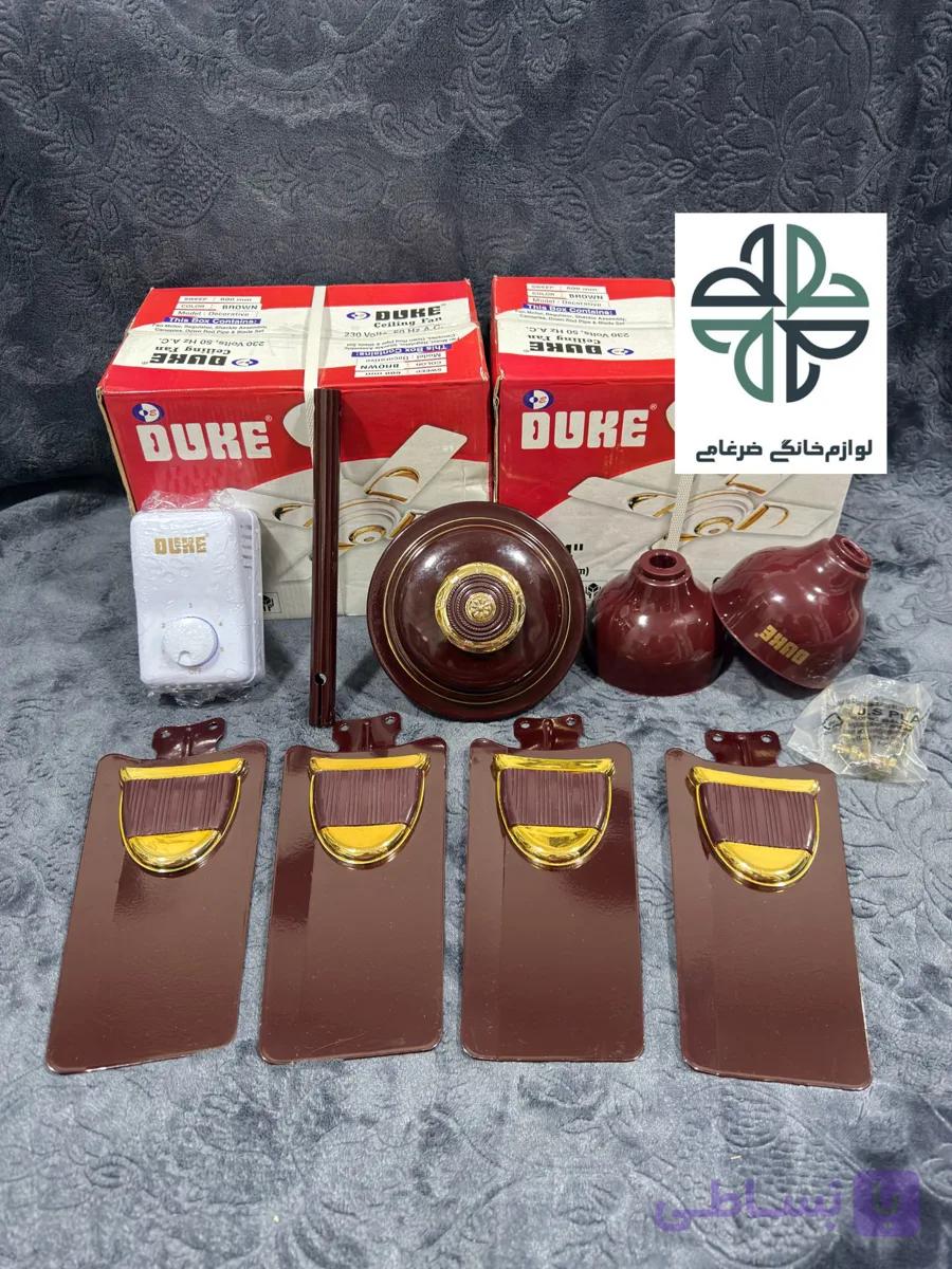 پنکه سقفی هندی اصل پره کوتاه 4پره موتور سنگین