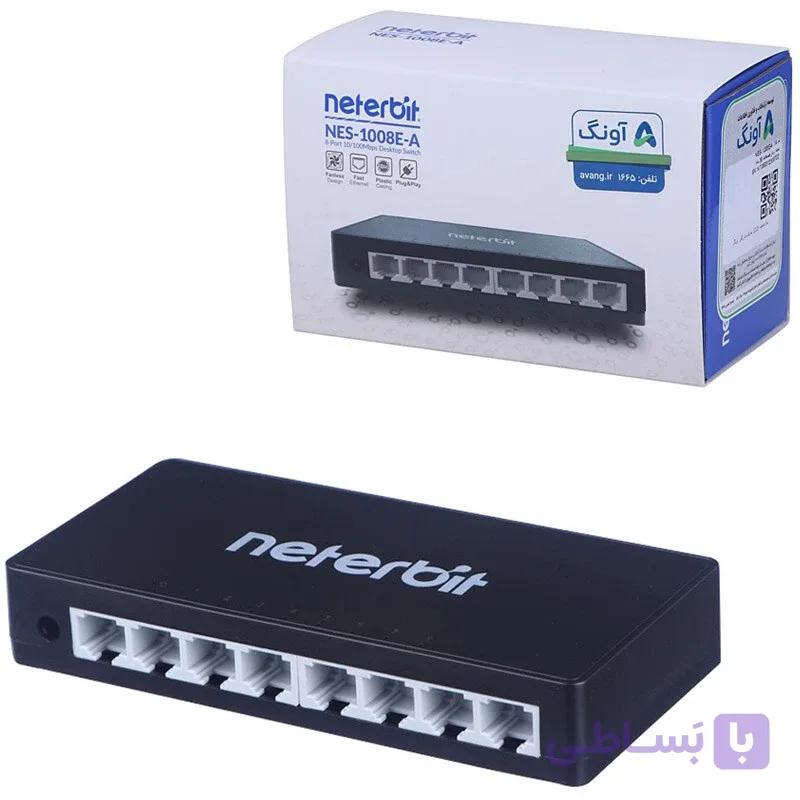 سوییچ 8 پورت نتربیت NES-1008E-A — تصویر 1