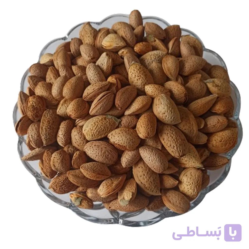 بادام درختی سنگی مخلوط امساله خوش طعم درجه 1 ( 900 گرم ) — تصویر 1