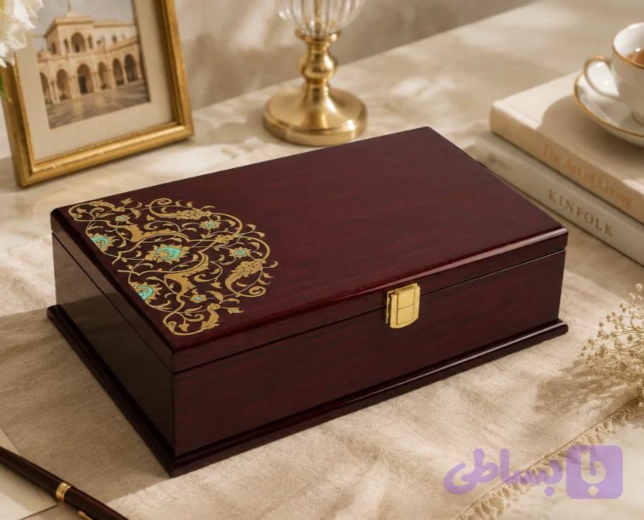 جعبه هدیه لوکس مدل رویال — تصویر 1