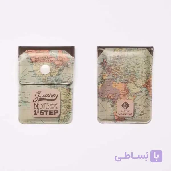 زیرسیگاری جیبی طرح نقشه جهان