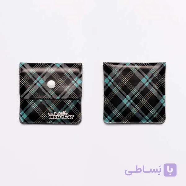 زیرسیگاری همراه باربری آبی