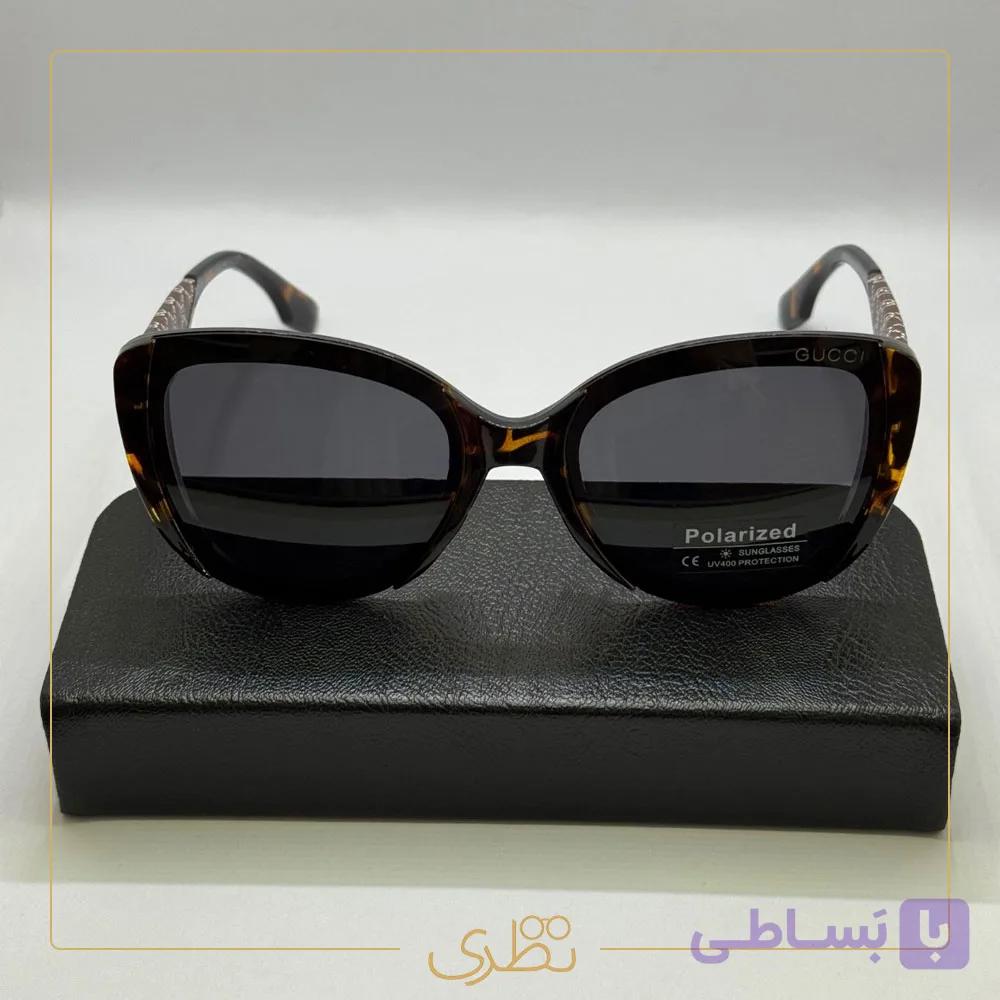 عینک افتابی زنانه پلنگی مدل Gucci - گالری عینک نظری