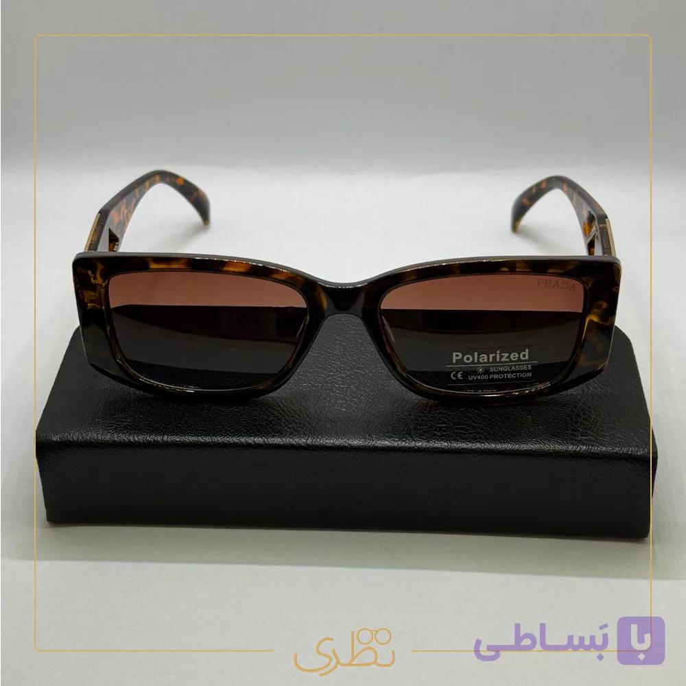 عینک افتابی زنانه پلنگی مدل Prada - گالری عینک نظری