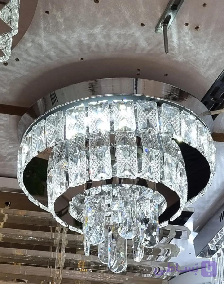 لوستر سقفی گرد سایز ۳۰*۱۵
