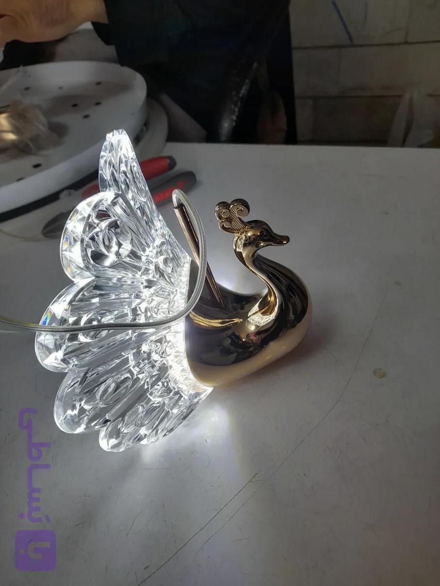 لوسترآویزودیوارکوب مدل طاووس