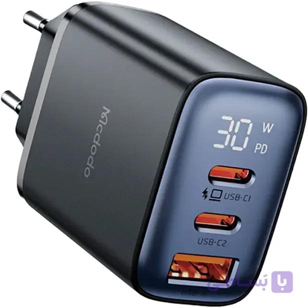 شارژر دیواری فست شارژ 30 وات مک دودو مدل Mcdodo charger Ch-218 — تصویر 1