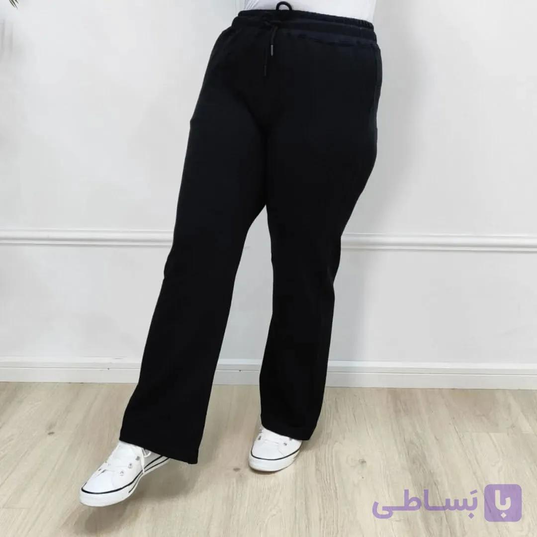 شلوار دورس دخترانه مدل  بوت کات دورس دو نخ پنبه دورو بهار پوش