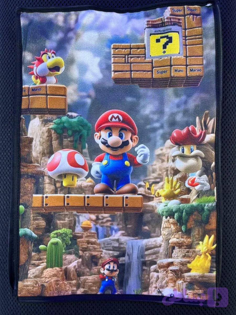 کاور گرد و غبار PS5 Fat طرح Super mario