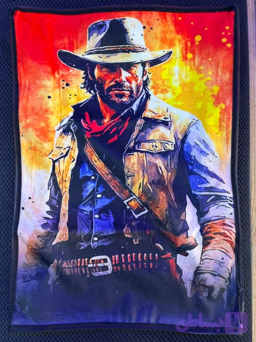 کاور گرد و غبار PS5 Fat طرح red dead redemption 2