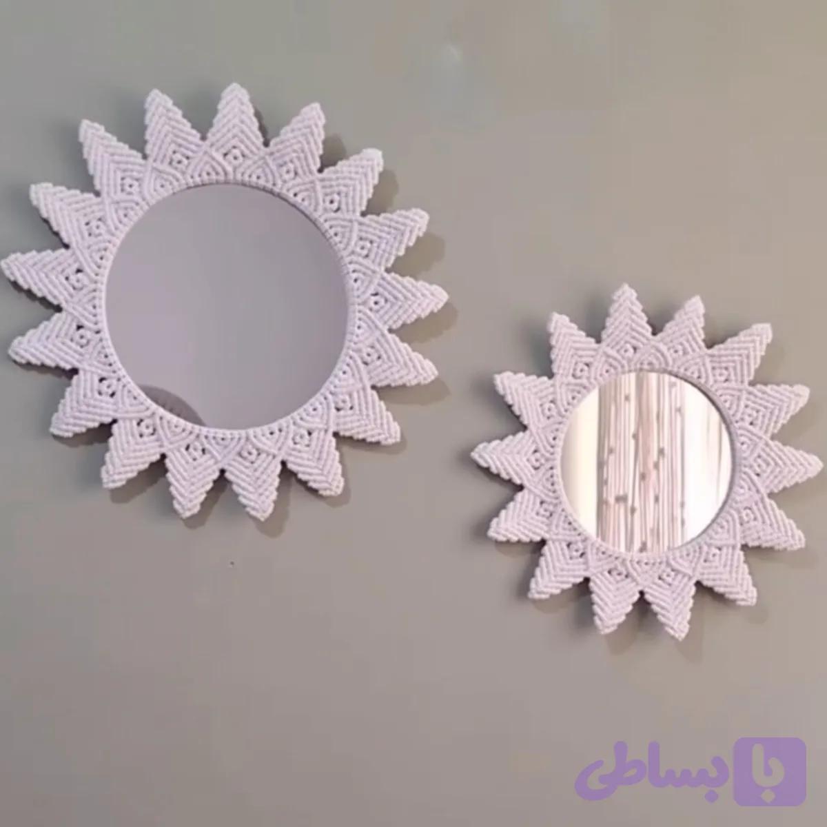اینه مکرومه بافی