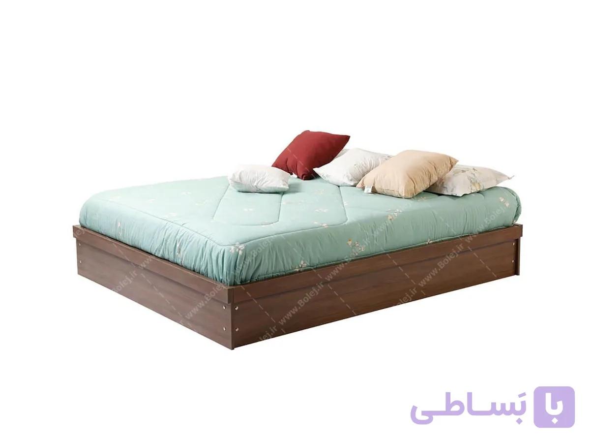 تخت خواب دونفره باکس جک دار مدل V26 | خرید باکس تخت خواب جک دار ارزان