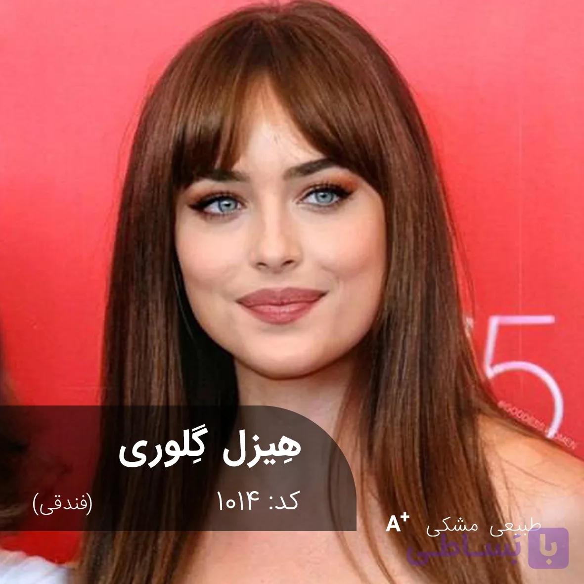 ترکیب رنگ هیزل گلوری (فندقی) کد 1014