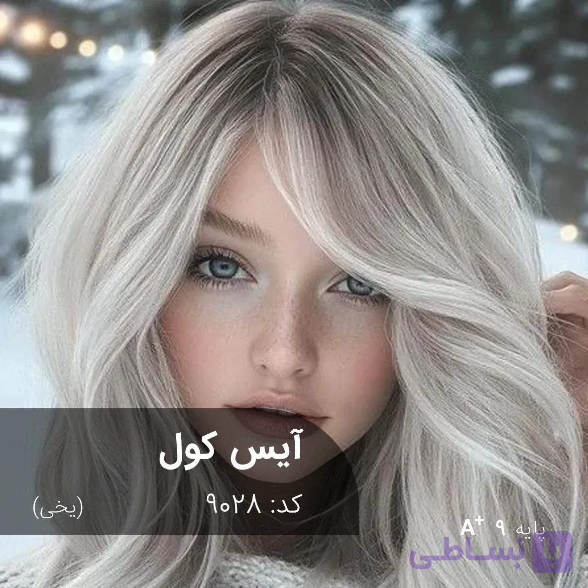 ترکیب رنگ آیس کول (یخی) کد 9028