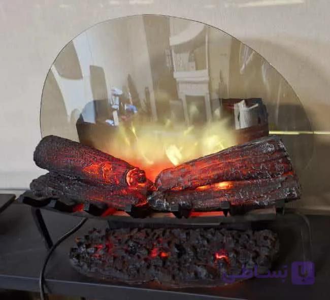 مشعل برقی شومینه چدنی بزرگ