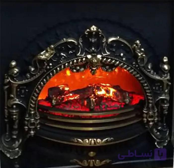 شومینه چدنی روکوکو برقی — تصویر 1