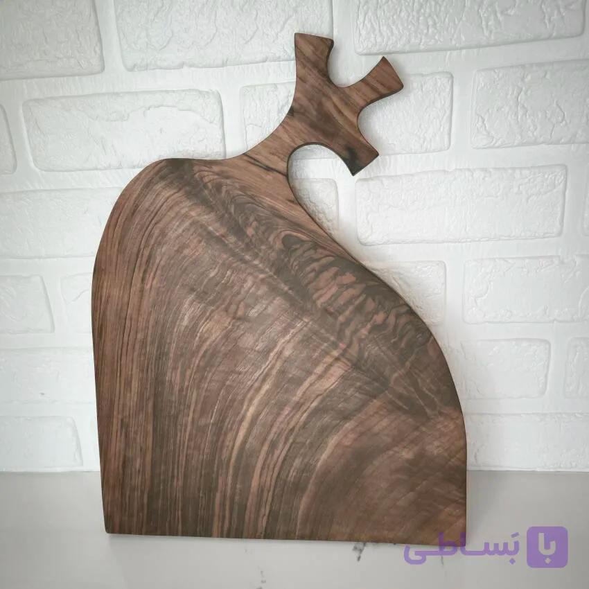 تخته سرو چوبی دسته دار گردو کد411 — تصویر 1