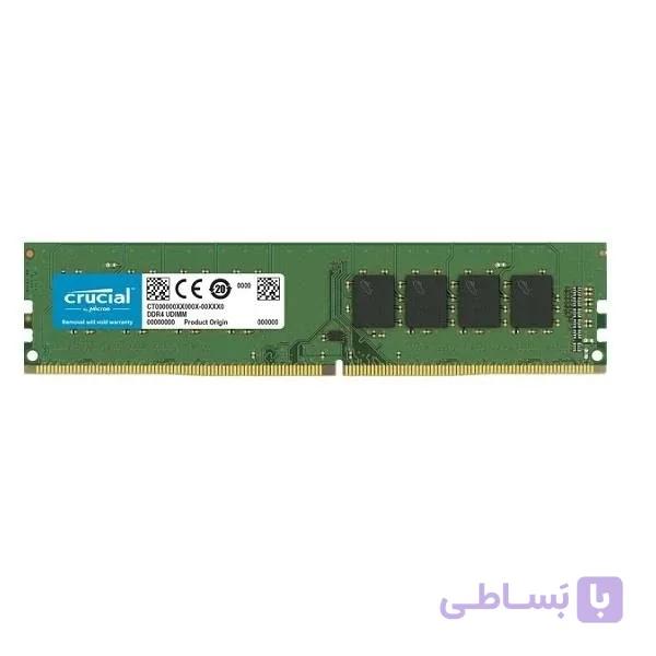 رم دسکتاپ DDR4 تک کاناله 3200 مگاهرتز CL22 کروشیال مدل PC4-25600 ظرفیت 8 گیگابایت — تصویر 1