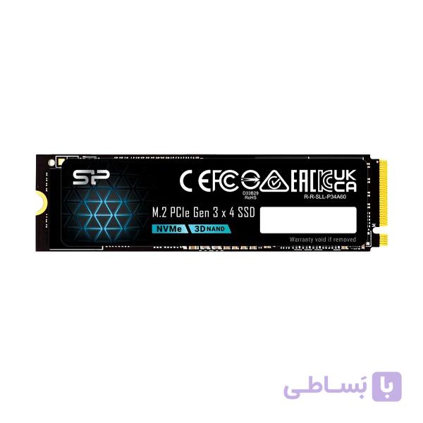 اس اس دی اینترنال PCIe Gen3 x4 سیلیکون پاور مدل P34A60 ظرفیت 128 گیگابایت — تصویر 1