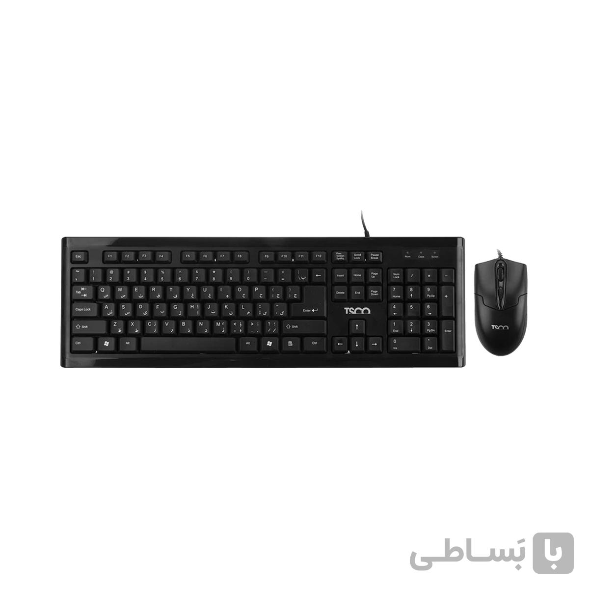 کیبورد و ماوس تسکو مدل TKM 8050، سوییچ ممبران، Full-Size