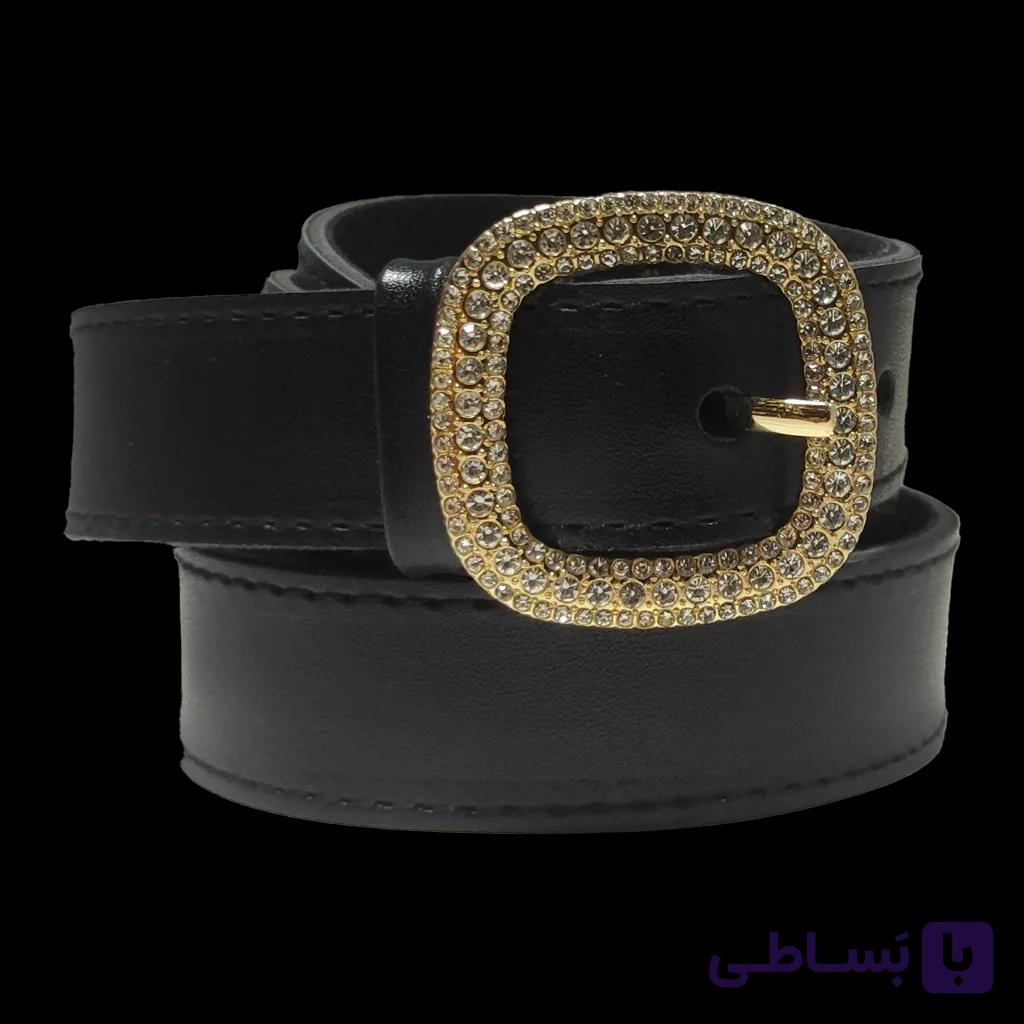 کمربند زنانه نگین دار کد D4980 — تصویر 1
