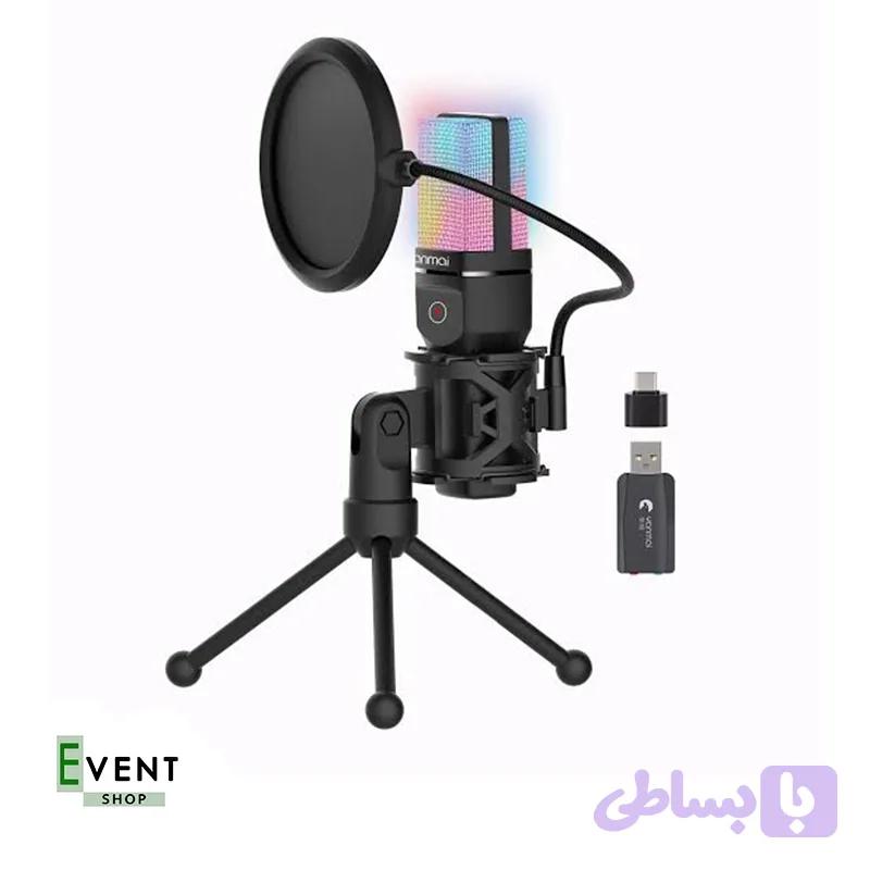 میکروفون وایرلس استودیویی Yanmai SF-777W RGB — تصویر 1