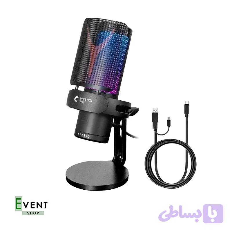میکروفون گیمینگ GM7 RGB YANMAI — تصویر 1