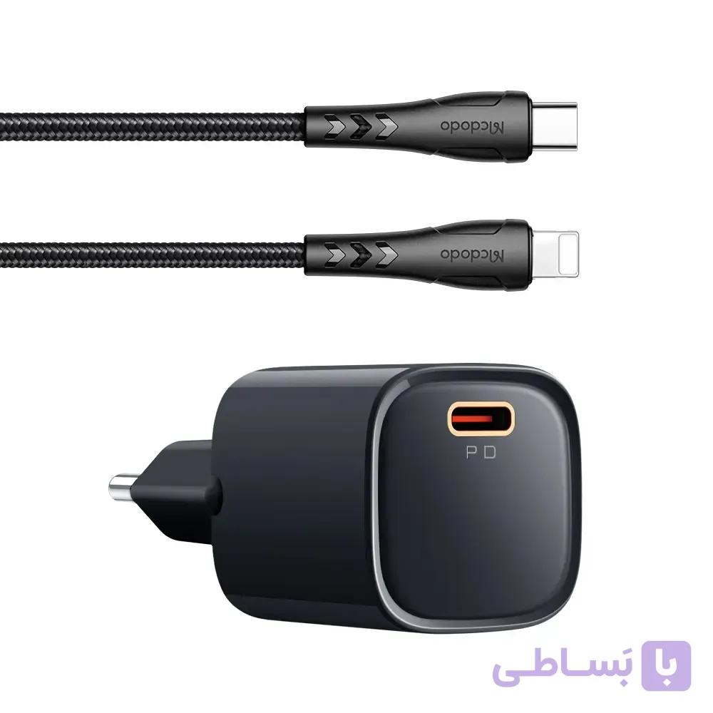 شارژر 20 وات مک دودو به همراه کابل مدل Mcdodo CH-469 گارانتی 6 ماهه — تصویر 1