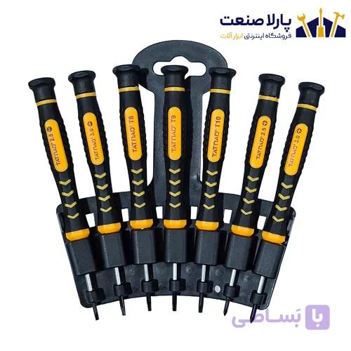 ست 7 عددی پیچ گوشتی موبایلی تاتناد مدل 384 — تصویر 1
