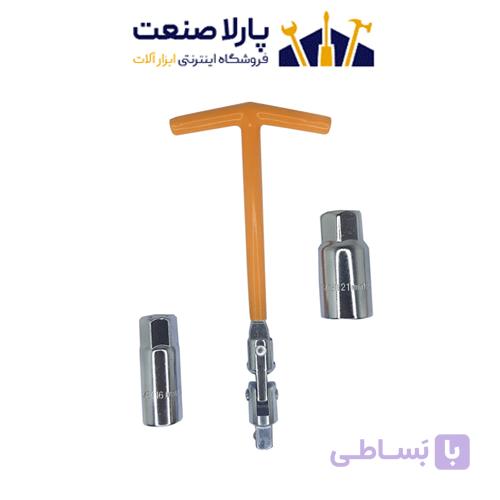 آچار شمع دینگشی سایز 16 و 21 میلیمتر مجموعه 3 عددی — تصویر 1