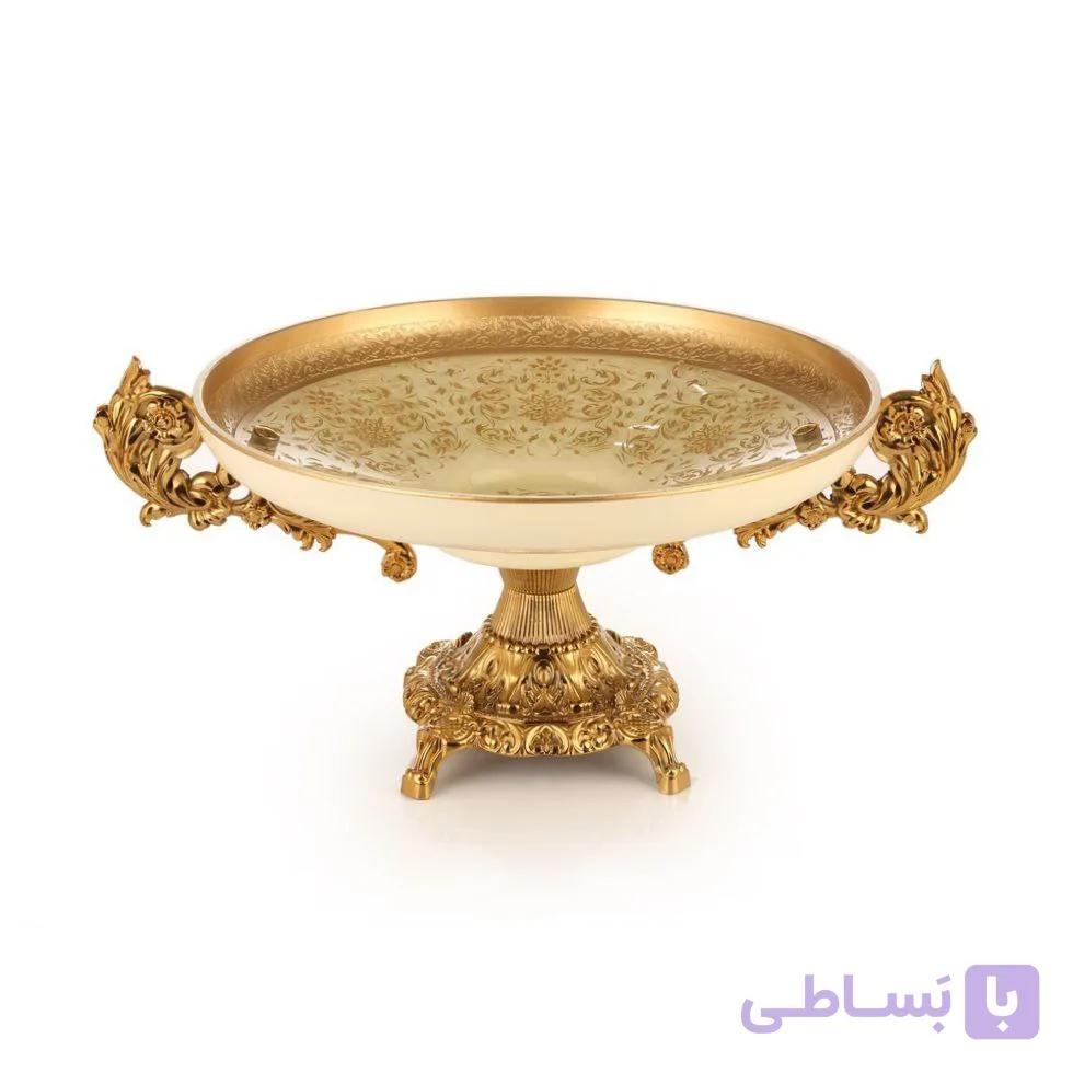 سرویس پذیرایی طلاکوب اریکو رنگ کرم