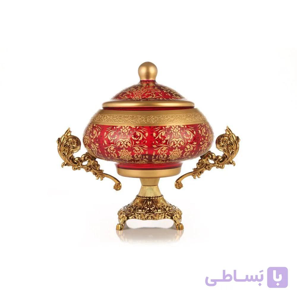 سرویس پذیرایی طلاکوب اریکو رنگ قرمز