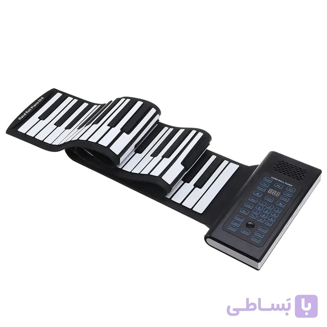 پیانو رولی مشکی مدل BR-A88 Black — تصویر 1