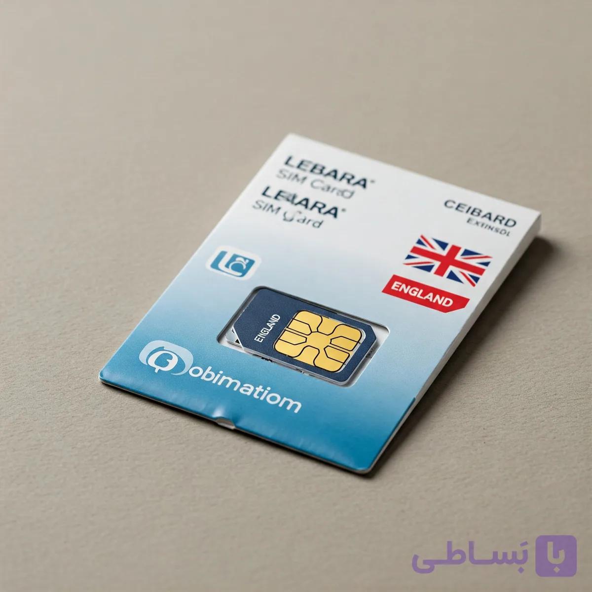 سیم کارت دائمی فیزیکی LEBARA انگلیس