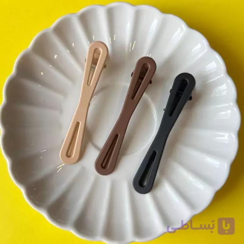 گیره انبری مات بغل سری ترند طرح پایپون