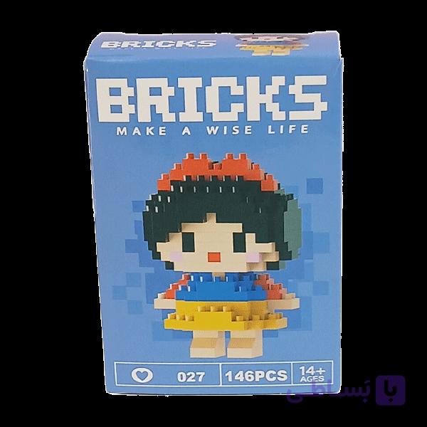 مینی لگو پرنسس سفید برفی (Snow White) | ساختنی دخترانه | کد 027 Bricks — تصویر 1