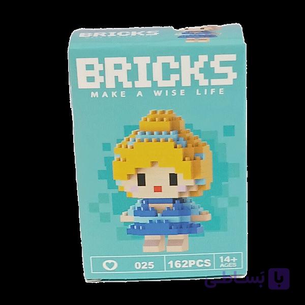 مینی لگو پرنسس سیندرلا (Cinderella) | لگو ساختنی دخترانه | کد 025 Bricks — تصویر 1