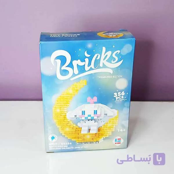 لگو چراغ خواب هلال ماه با شخصیت سینامورول Bricks کد W2236 | 356 قطعه — تصویر 1
