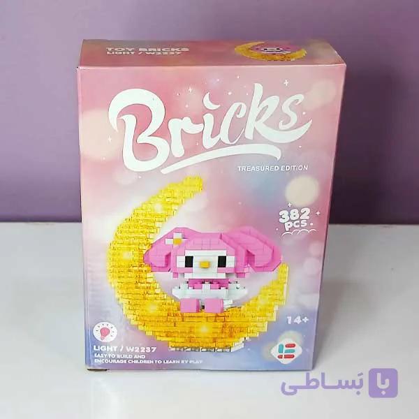 لگو چراغ خواب هلال ماه با شخصیت مای ملودی Bricks کد W2237 | 382 قطعه — تصویر 1