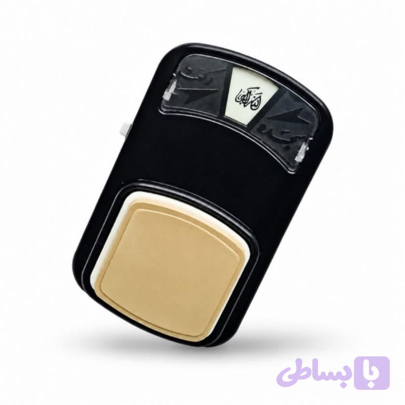 مهر مخلوط کربلا با رکعت شمار سبحان رنگ مشکی مدل ممتاز کد 10502101 — تصویر 1