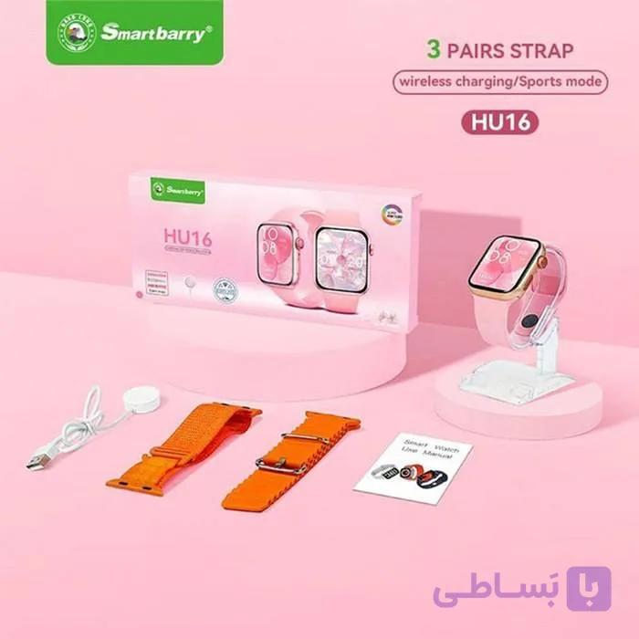 ساعت هوشمند HU16 یک گزینه جذاب برای افرادی است که علاوه بر ظاهر زیبا، به امکانات روزمره و ارتباط سریع با گوشی هوشمند اهمیت می‌دهند. — تصویر 1