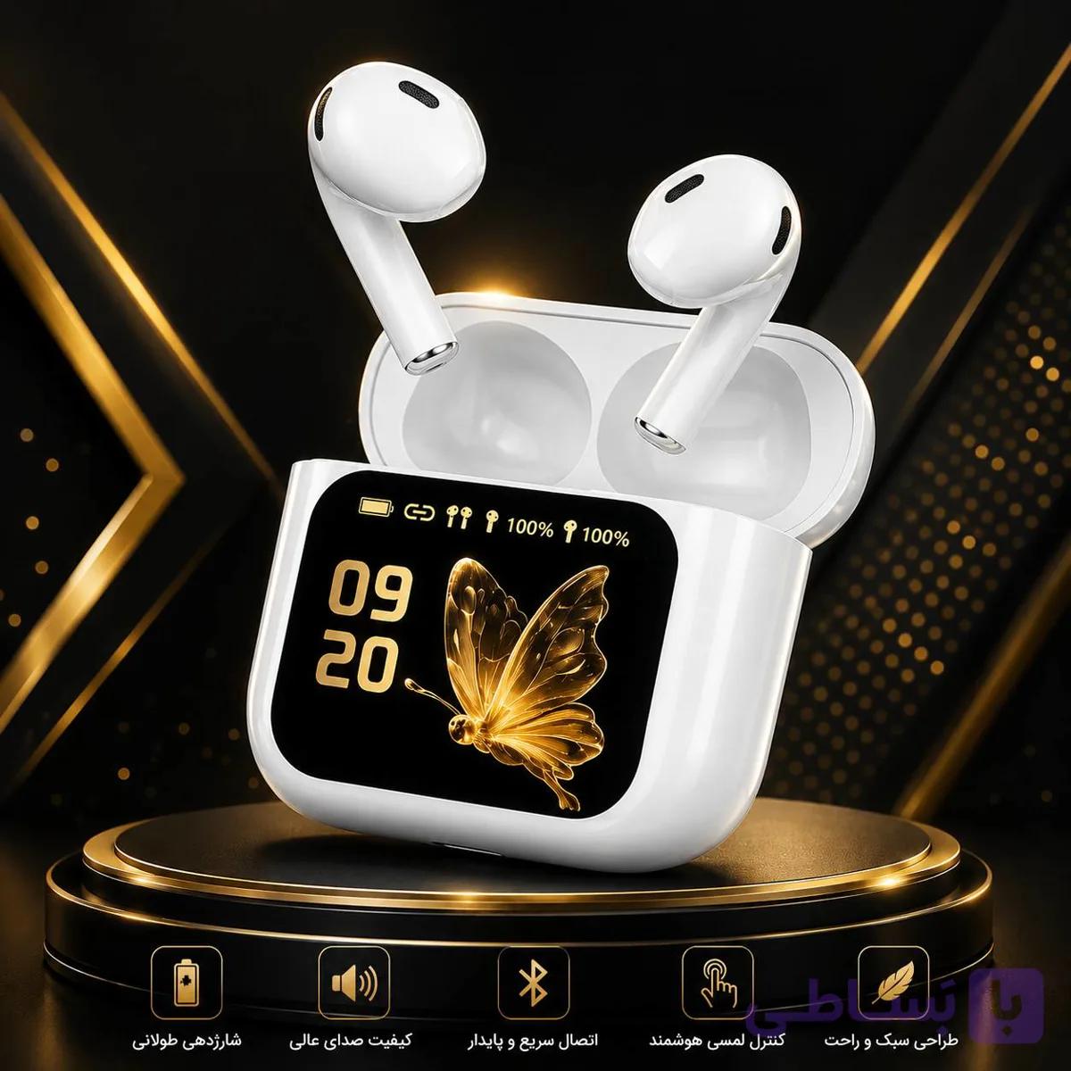هندزفری WISME-T13با صدای شفاف، اتصال بلوتوثی پایدار و طراحی سبک، انتخابی جذاب برای موسیقی، مکالمه و استفاده روزمره با آزادی حرکت بیشتر است. — تصویر 1