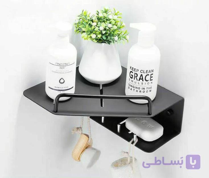 شلف کنج حمام و سرویس بهداشتی کد 301 شلف فلزی نیکاد صنعت قفسه آتاژور — تصویر 1
