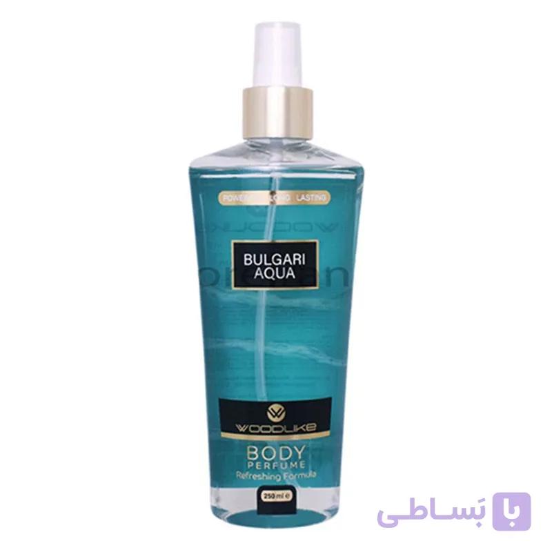 بادی اسپلش مردانه وودلایک مدل BULGARI AQUA