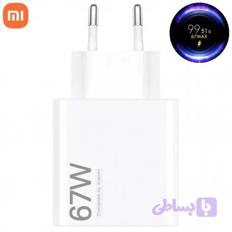 شارژر فست شارژ + کابل اورجینال شیائومی مدل Mi MDY-12-EW توان 67 وات سر جعبه ا Xiaomi Model MDY-12-EW 67W Fast Charger