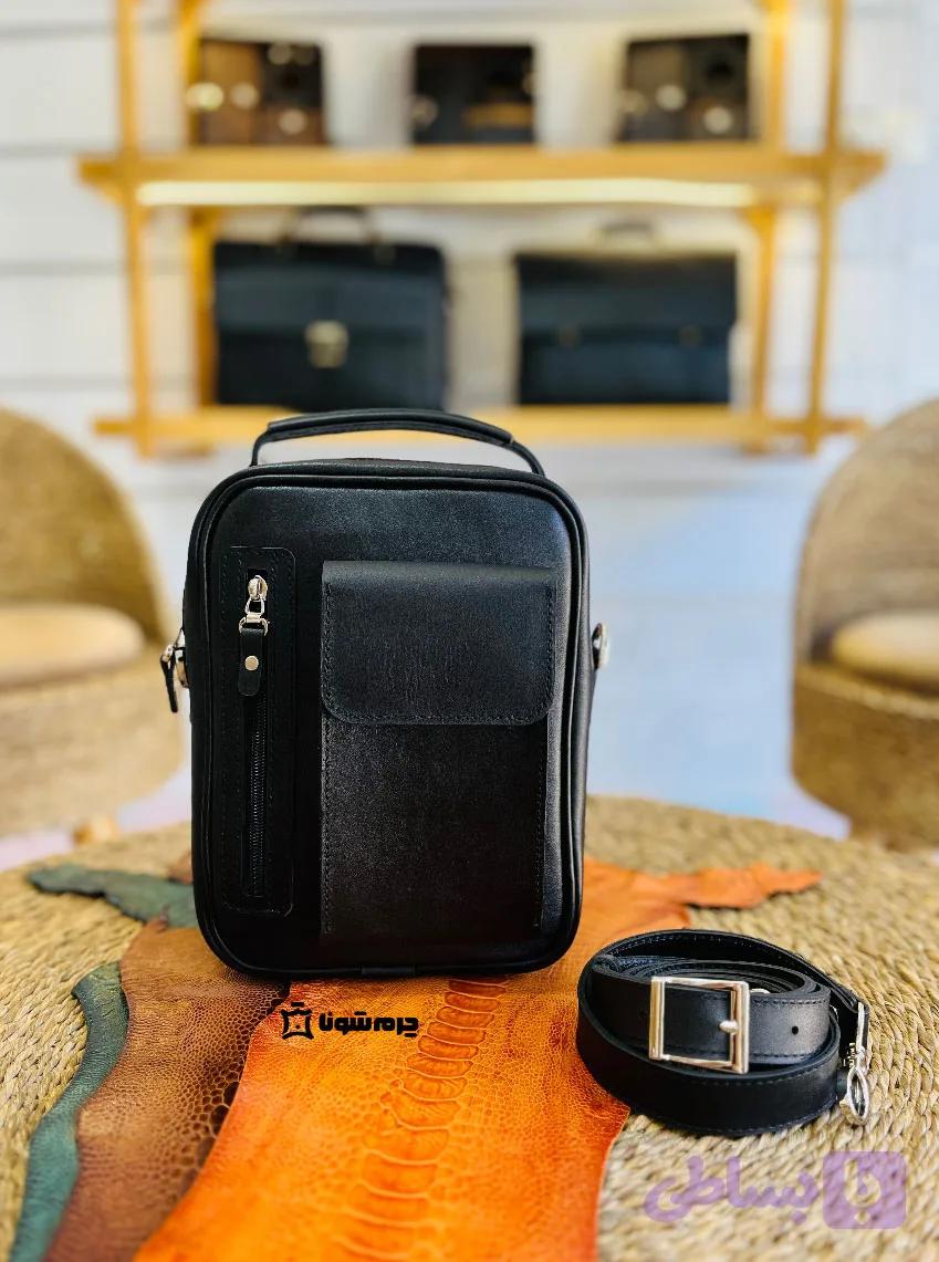 کیف دوشی چرمی کیهان