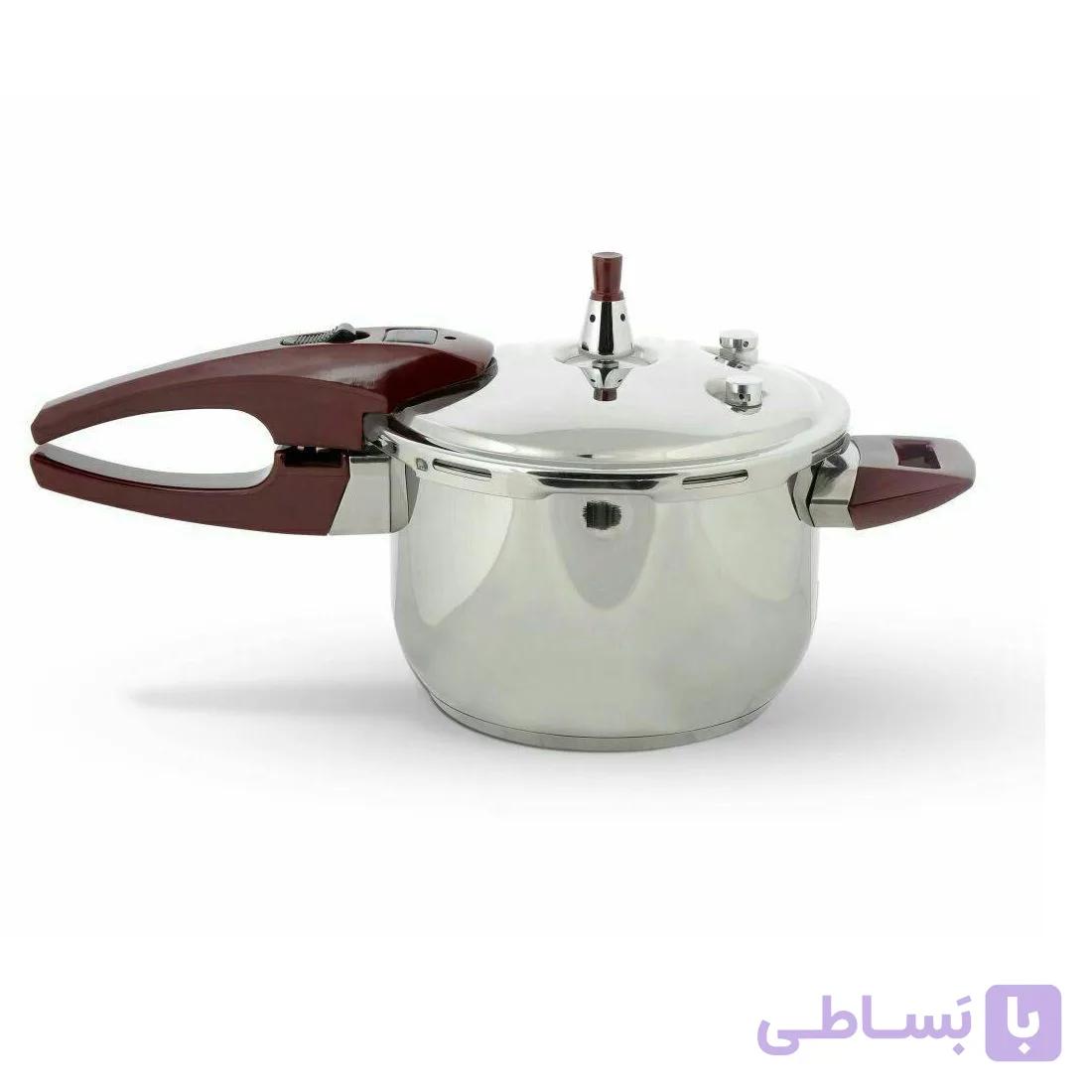 زودپز 20 تکدسته استیل+درب پیرکس فورته