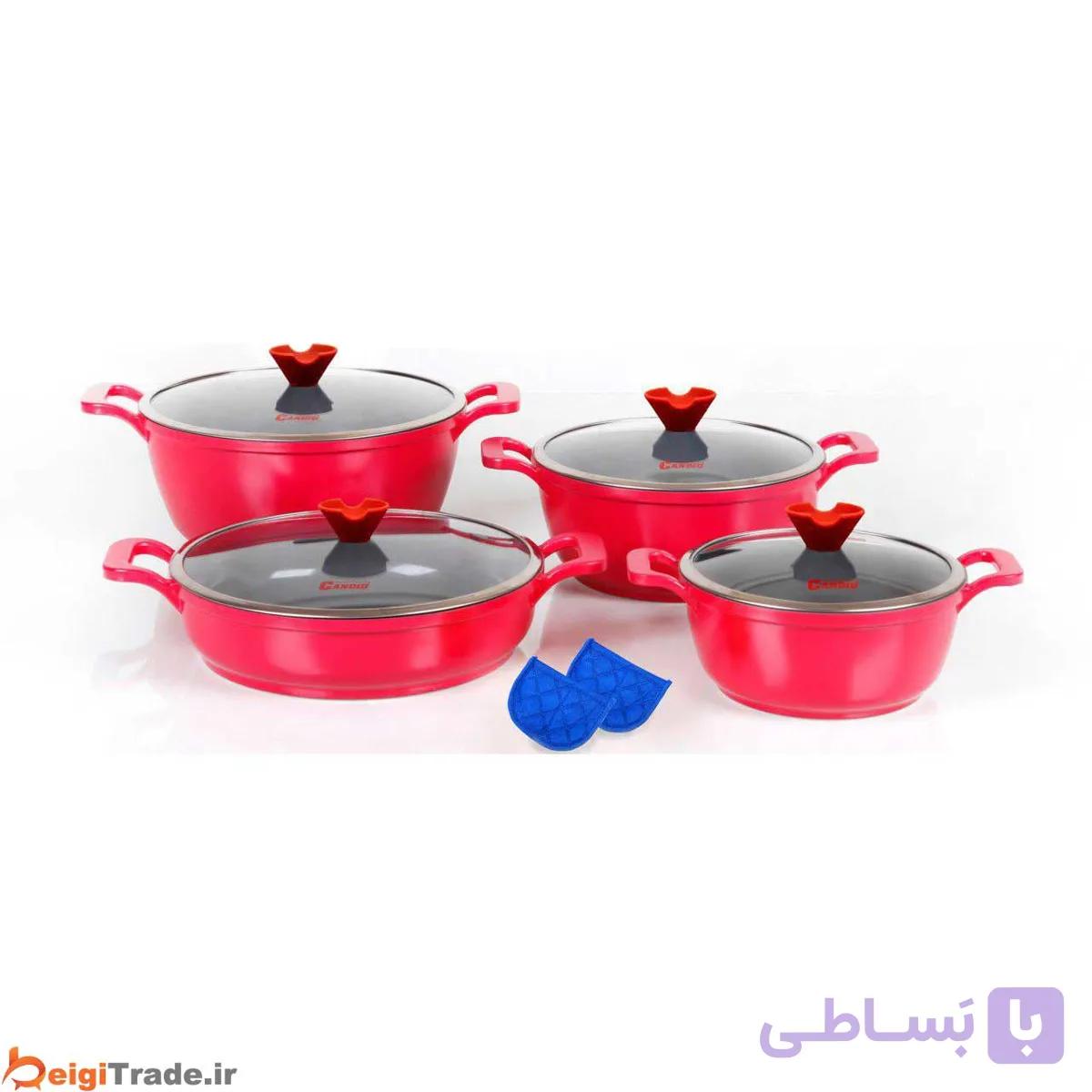سرویس قابلمه 8 پارچه سرامیک کاندید تورینو — تصویر 1