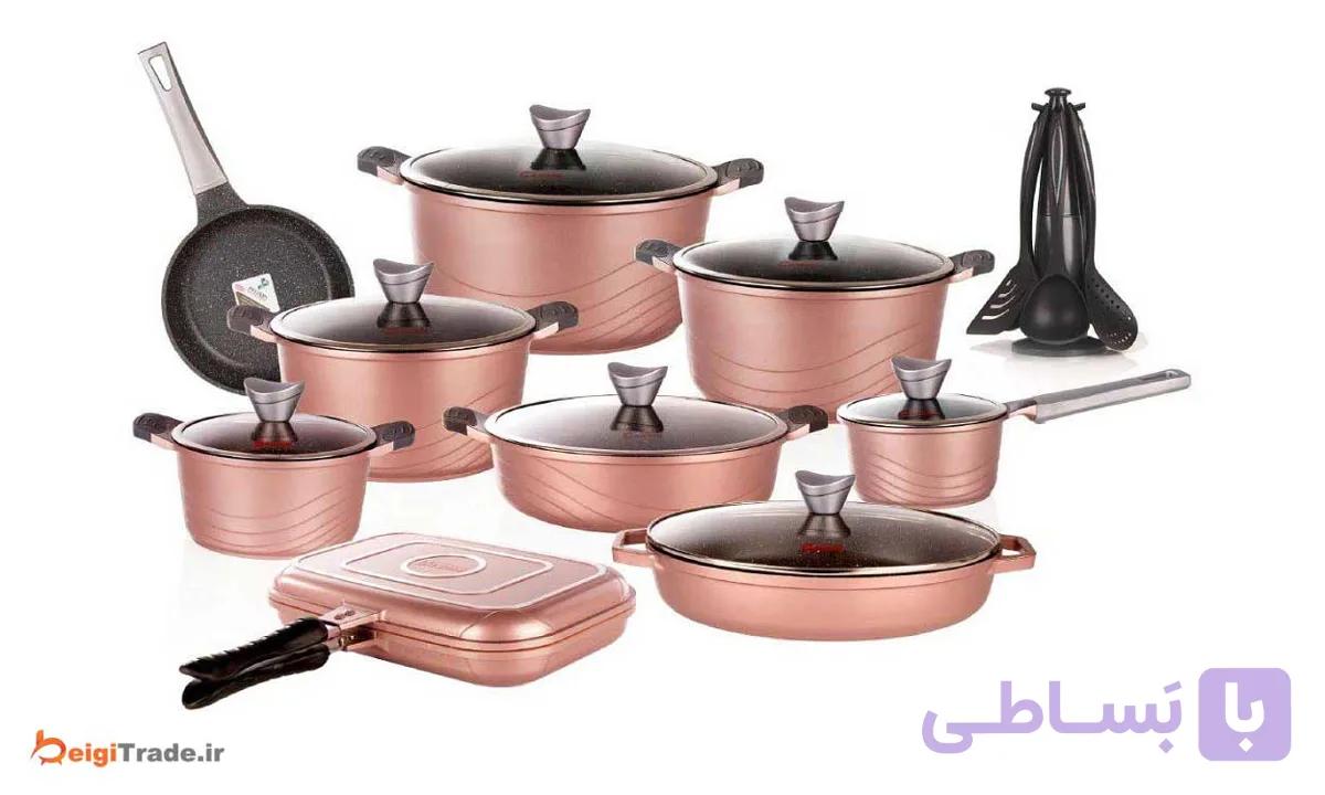 سرویس قابلمه 30 پارچه گرانیت کاندید مدل اوشن — تصویر 1